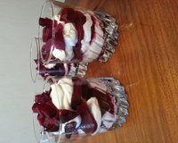 Verrine de chèvre et betterave
