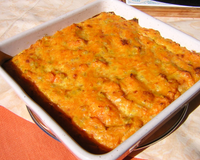 Pour changer de l'éternelle soupe au potiron. Voici un bon petit gratin qui ravira vos enfants