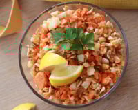 Salade croquante et vitaminée radis noir, carottes et pommes