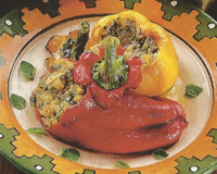 Poivrons farcis à la sicilienne