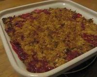 Totale impro avec des fraises à utiliser et le temps qui est à la neige donc envie d'un dessert chaud... Découvrez le blog de Gaëlle : "Goûtez la gastronomie de Gaëlle"