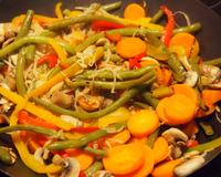 Recettes de légumes sautés au wok.
