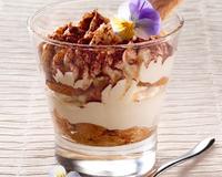 Une crème très légère et pas trop sucrée pour apprécier ce tiramisu même après un repas copieux!