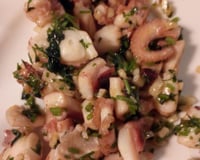 Poulpes sautés en persillade