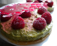 Croustillant framboises et pistaches