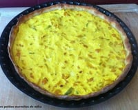 Tarte au curry de crevettes
