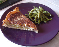 Quiche poireaux lardons
