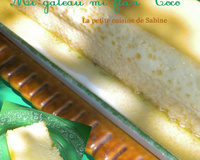 Mi-flan mi-gâteau, saveur coco