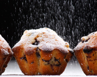 Muffins aux mûres de Chef Christophe