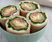 Roulés au saumon et à l'emmental