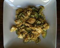 Curry de courgettes et volaille au quinoa
