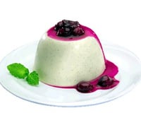Panna cotta au Philadelphia et sauce aux myrtilles