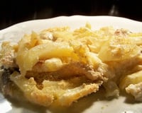 Gratin de pommes de terre aux harengs fumés