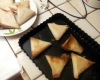 Bricks au poulet et citron confit