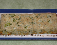 Terrine de courgette qui se mange aussi bien chaud que froid (délicieux en été).