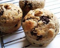 Muffins chocolat noisette, cœur fondant