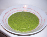 Soupe de courgettes au chèvre