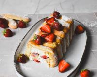 Charlotte aux fraises et mascarpone facile et rapide