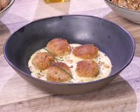 Noix de Saint-Jacques en croûte de Noix du Périgord AOP et sa crème au safran