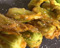 Beignets de fleurs de courgettes