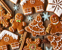 Pain d'épices décoré