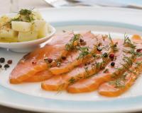 Saumons gravlax