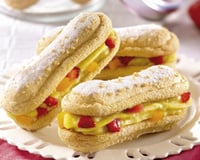 L'éclair aux fruits frais