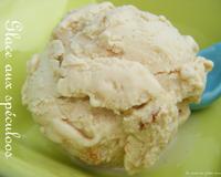 Crème glacée super gourmande et onctueuse , alliant la douceur de la pâte de spéculoos et le croquant des biscuits !