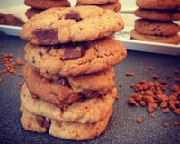 Cookies aux spéculos et pépites choco