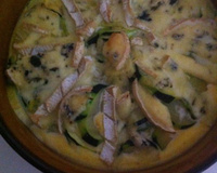 Gratin de courgettes au bleu