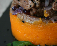 Agneau Presto au cumin et au miel (sur son écrasé de patate douce)