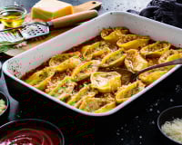 Pâte conchiglioni napoletani farcie à la viande