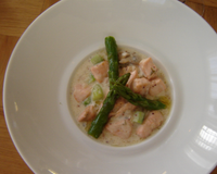 Blanquette de saumon facile