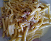 Macaronis de chalet à la gruyérienne