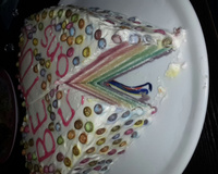 Gâteau arc en ciel