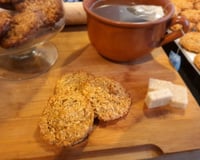 Cookies aux flocons d'avoine et aux pommes