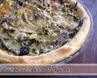 Quiche au chèvre et aux légumes