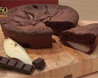 Gâteau aux poires et au chocolat