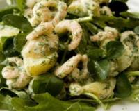 Voici une salade très savoureuse et parfumée que l'on peut servir avec toutes sortes de salade. Toutefois, je préfère la roquette et le cresson pour leur goût prononcé…