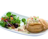 Vol-au-vent de cabillaud au Philadelphia