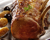Délicieuse recette de carré de veau accompagné d'un chutney de pommes...