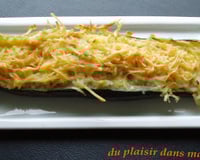 Courgettes farcies au yaourt