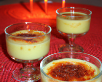 Crème brûlée forestière