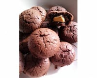 Muffin chocolat au cœur de chocolat blanc