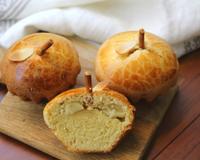 Une jolie idée pour de délicieuses brioches aux pommes.