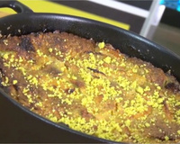 Clafoutis pistache-pamplemousse