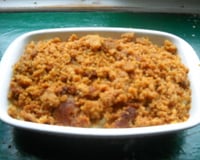 Crumble pommes poires