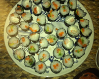 Maki "3C" : Concombre, Crevette et Cream-cheese
