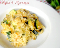 Gratin de céréales gourmandes à la courgette & 3 fromages