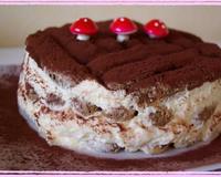Gâteau au café a la cuillère et crème mascarpone